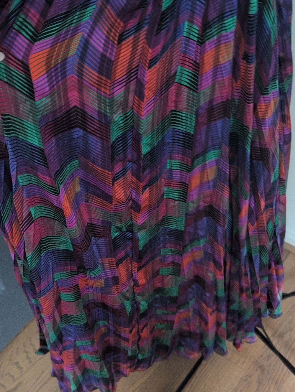 Ba&Sh Multicolor Geometric Maxi Dress with Cutout - Picture 8 of 9